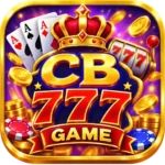 CB777 Game APK icon with 777 casino graphics, crown, cards, coins, and gaming chips